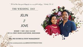 JELIN + JOVE WEDDING LIVE WEBCAST | 11/11/2024 | 10:30 | MKC PRO SOUND AND EVENT MANAGEMENT