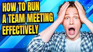 How To Run A Team Meeting Effectively  Which CRM is the Best for Sales