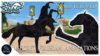 The Unreleased Friesian Animations - Star Stable Online