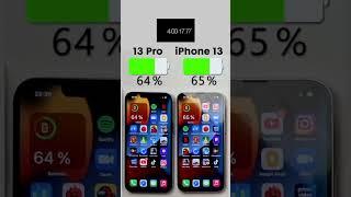 iPhone 13 vs. 13 Pro Battery Test Subscribe for more 