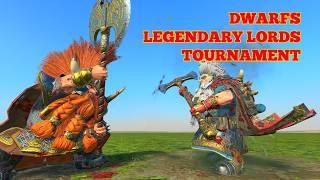 Dwarfs Legendary Lords Round Robin Tournament. Total War Warhammer 3