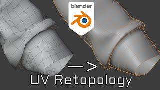 Simple UV Retopology using Geometry Nodes in Blender 4.0