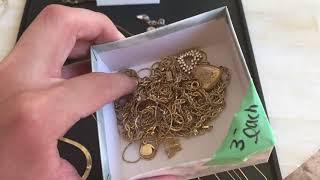 Estate sale / Garage Sale Finds #27 -$700 In Gold Jewelry & Omega Watch