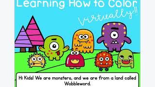 Monsters Learn to Color Preview