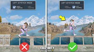 6 BEST Joystick Settings In CODM BattleRoyale - Joystick Tips