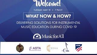 What Now & How: Delivering Solutions for Instrumental Music Education during COVID-19