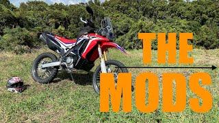 Update! CRF250 Rally modifications and what's next?