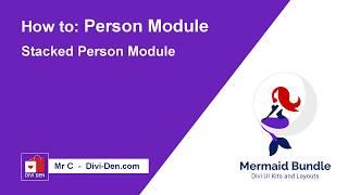 How to Modify - Stacked Person Module - Divi Person Module