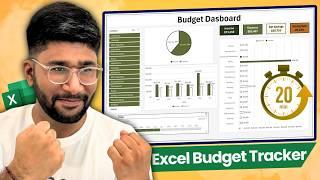 Create Your Own Excel Budget Dashboard in 20 Minutes! | Personal Finance | Excel Tutorial