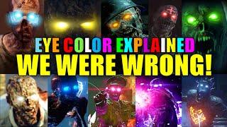 What the Eye Color ACTUALLY means in COD Zombies: We were wrong! (Call of Duty Zombies Eye Color)