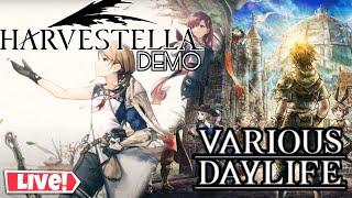  Let's Play Some Games! | Harvestella Demo/Various Daylife