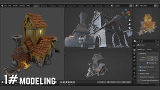 Blender 3.0 -Stylized Medieval House Part 1: Modeling