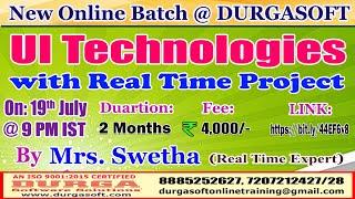 UI TECHNOLOGIES Online Training @ DURGASOFT