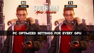 Spider-Man Miles Morales - PC Optimized Settings - Performance Boost [AMD & NVIDIA]