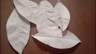 leaf casting with plaster of paris || Simple and Easy DIY Craft Ideas