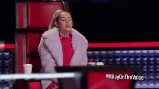 Miley Cyrus's vocals on The Voice