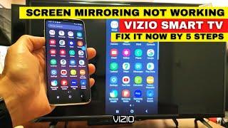 VIZIO Smart TV Screen Mirroring is Not Working | Fix It Now By 5 Easy Methods