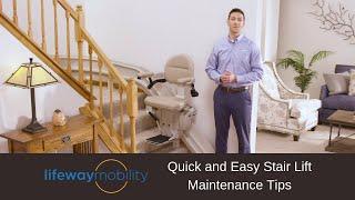 Quick and Easy Stair Lift Maintenance Tips | Lifeway Mobility