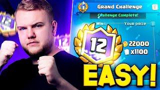 HOW TO WIN YOUR FIRST GRAND CHALLENGE IN CLASH ROYALE!