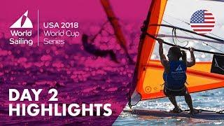 Day 2 Highlights - Sailing's World Cup Series | Miami, USA 2018