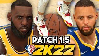 NBA 2K22 CURRENT GEN OFFICIAL PATCH UPDATE 1.5