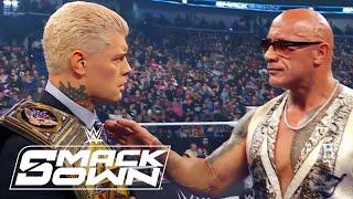 The Rock To Cody Rhodes: I Want Your Soul | WWE SmackDown Highlights 2/21/25 | WWE on USA