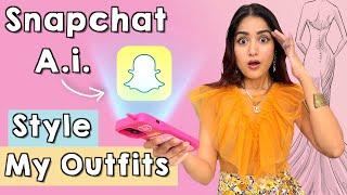 Trying Snapchat A.I Stylist to Decide My Outfits for Different Situations  | Does it Work?