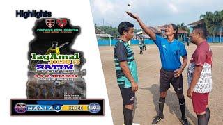 Highlights Hari ke 2 Laga Amal Jilid 13 Satim Santunan Anak Yatim || MUDA JAYA B VS BINKHAM