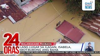 Ekta-ektaryang palayan sa Nueva Ecija, pinalubog ng Super Bagyong Pepito | 24 Oras