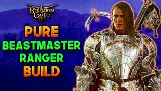 Baldur's Gate 3 - Pure Beast Master Ranger Strength Build - Ultimate Beast Companion Pet Guide