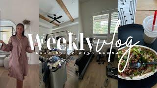 vlog | getting my life together + prime day sale haul + workout room set up + skin care tips