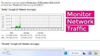 Create your own network traffic monitoring tool on Windows
