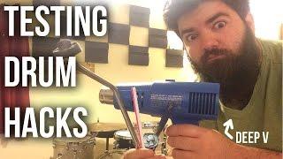 TESTING DRUM HACKS