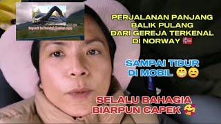 SAMPAI TIDUR DI MOBIL, BALIK PULANG DARI GEREJA TUA TERKENAL DI NORWAY  #NORWAY#NANDEBIRING#TOUR#