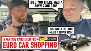 Geoff & Ian go Fantasy Car Shopping - TEN favourites for sale in Europe