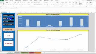 Fully Automatic INVOICE GENERATOR and MANAGER Software IN EXCEL DEMO RESPONSIVE