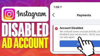 How To Fix Disabled instagram Ad Account (2024)