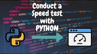 Make a speed Test bot with Python | Using speedtest-cli | Easy Code | 5 min tutorial