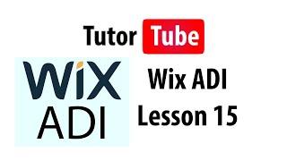 Wix ADI Tutorial - Lesson 15 - Embedding YouTube Video