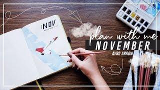 PLAN WITH ME | November 2019 Bullet Journal Set Up in my Husband's Bullet Journal