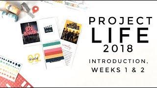 Project Life 2018 // Introduction & Weeks1 & 2 // 6x8 Album