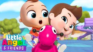 Play Nice at the Playground | Baby John  | Little Angel And Friends Fun Educational Songs