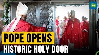 Pope Francis Opens Historic "Holy Door" at Rome's Rebibbia Prison for 2025 Holy Year | N18G