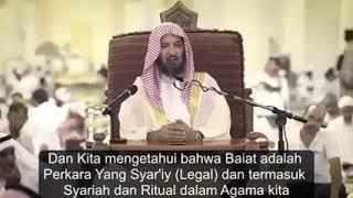 HEBOH!!! BAIAT Jokam 354 - Masjidil Haram, Syaikh DR. Sa'd Assyatsry - sambung jama'ah,