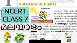 Part1 NCERT Class 7 Science Chapter 1 (Explained in Malayalam) Nutrition in Plants