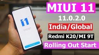 Redmi K20/MI 9T MIUI 11.0.2.0 Global Stable Update Rolling Out Start | Download Links