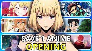 SAVE ONE ANIME OPENING  [BOYS VS GIRLS EDITION ] | Реакция ​