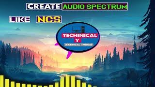 How to create Audio (Elegant spectrum visualizer) With filmora 9 ||Technical Y