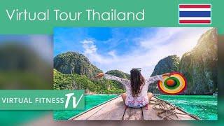 Virtual Walking Tour - The Best of Thailand  - Thailand Scenery of Beaches - Nature - Urban Culture