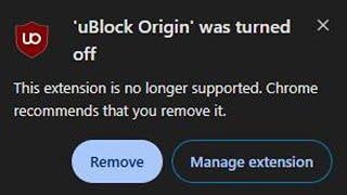 uBlock Origin is Cooked...